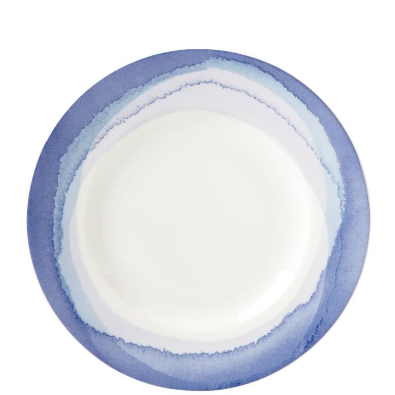 Lenox Indigo Watercolor Stripe Salad Plate