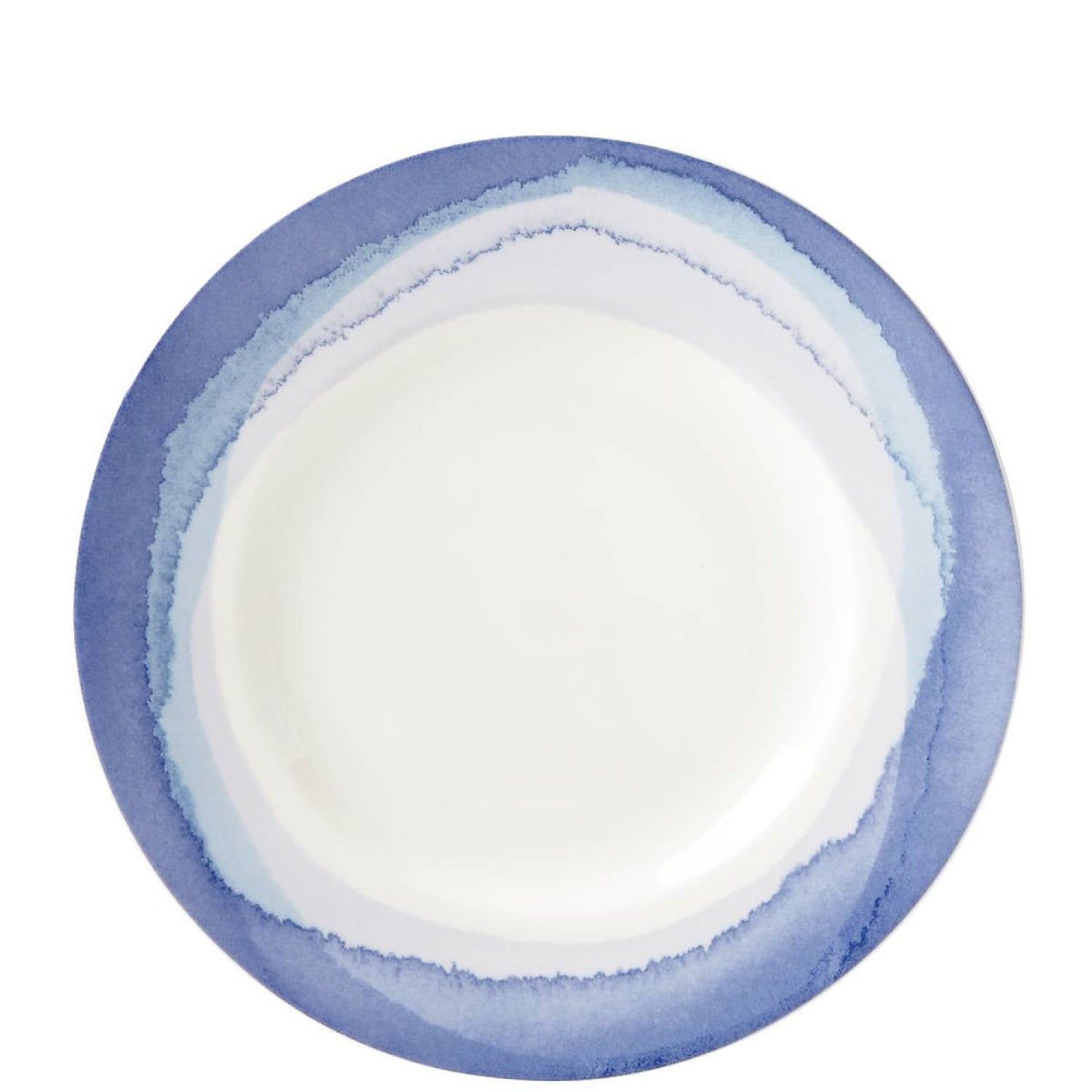 Lenox Indigo Watercolor Stripe Salad Plate