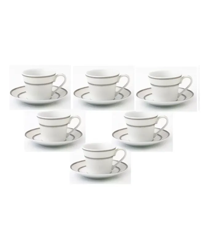 Lorren Home Espresso Service, Set of 6, Silver