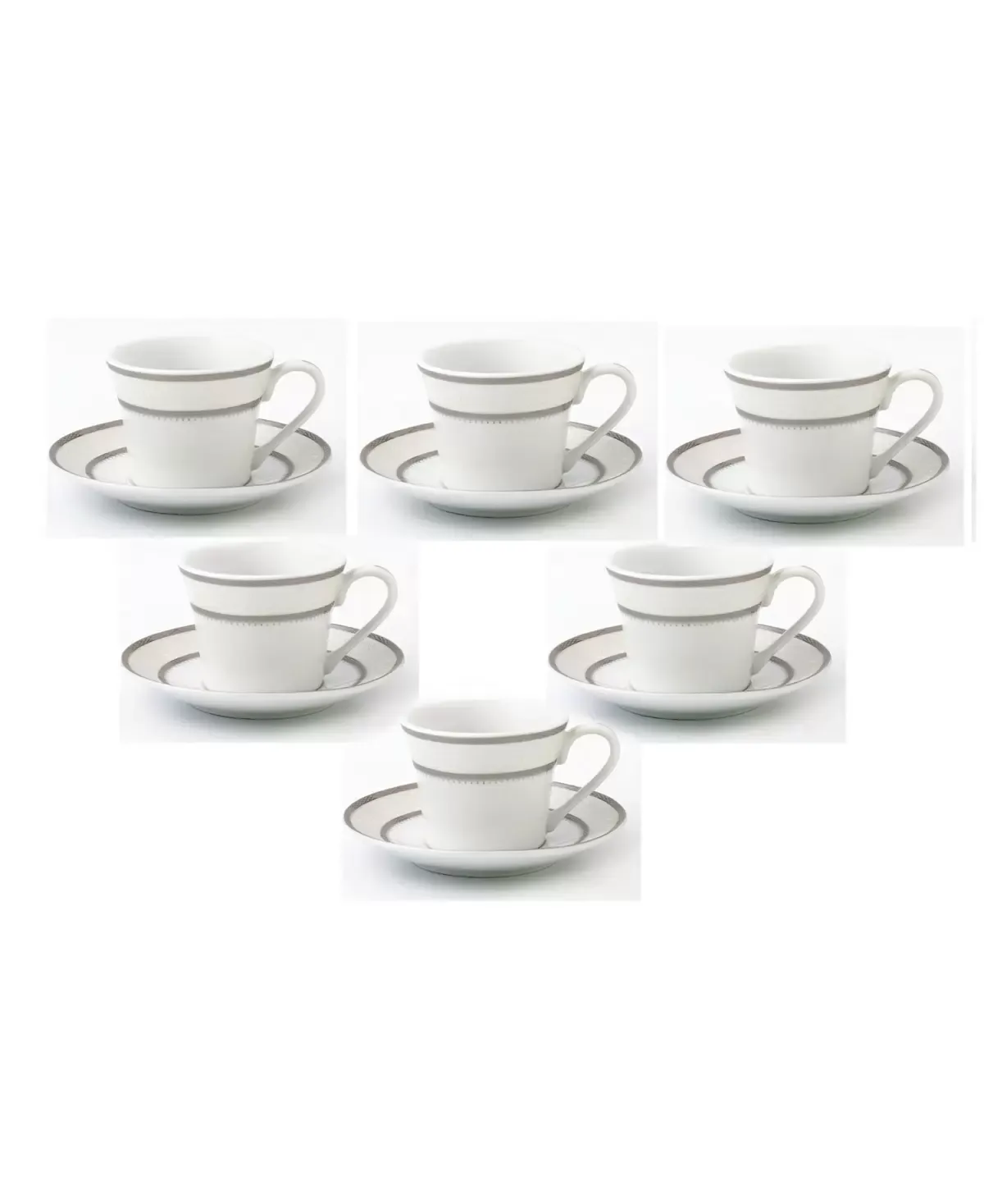 Lorren Home Espresso Service, Set of 6, Silver