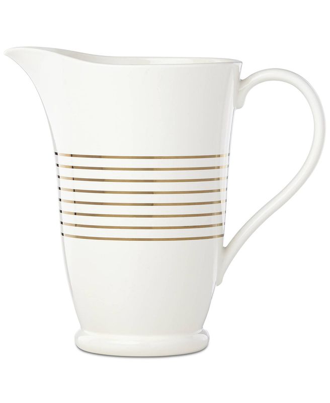 Kate Spade New York Charles Lane‚Äö√ë¬¢ Gold-Tone Stripe Accents Pitcher