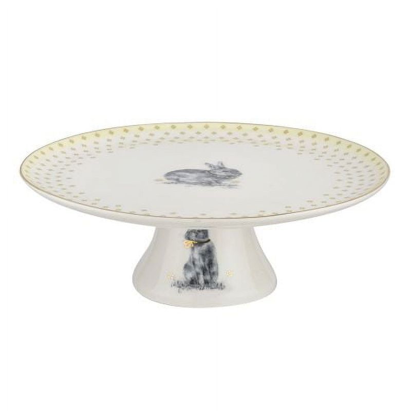 Spode Meadow Lane Cake Plate White