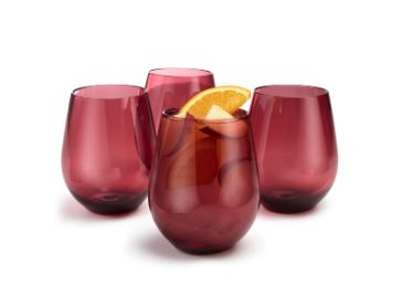 The Cellar 4-Pc. Acrylic Stemless Sangria