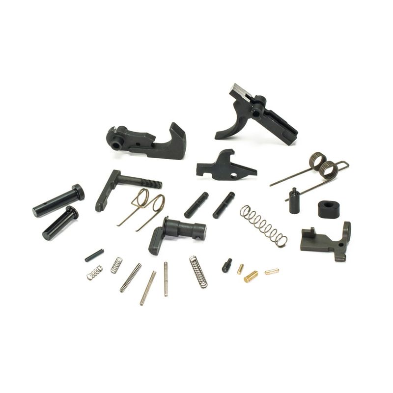 AR15 Lower Parts Kit—No Trigger Guard, No Grip, Phosphate