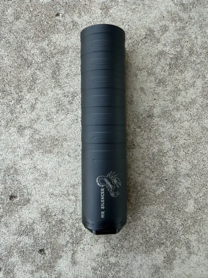 Breek Arms - Scorpion 9mm Silencer, Ti, Hub, Black