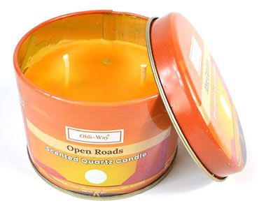 Abre Caminos (Open Roads) Quartz Tin Candle with Fragrant Penoy by Ohli-Way