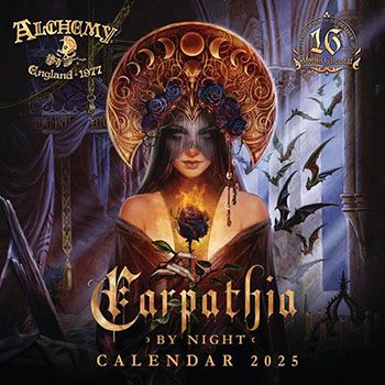 Alchemy Gothic &#39;Carpathia by Night&#39; 2025 Wall Calendar (SOLD OUT)