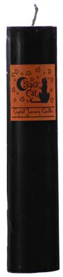 Black Cat Pillar Candle 7&quot; x 1 1/2&quot;