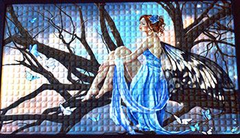 Fairy Doormat 17 5/8&quot; x 19 1/2&quot;