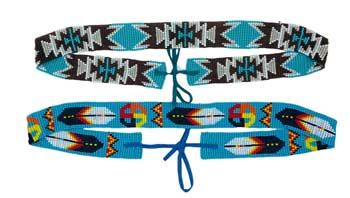 Beaded Hat Band (various) 21+&quot;