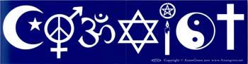 Coexist Solidarity Bumper Sticker