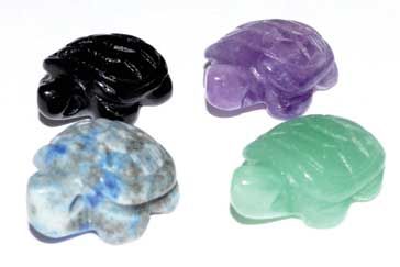 Turtle Stone Beads (Set of 12) 15mm