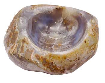 Agate Natural Offering Bowl 4&quot; - 6&quot;