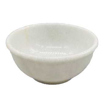 White Marble Scrying Bowl 4&quot;