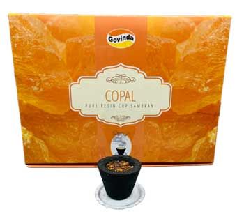 Copal Charcoal Dhoop Cup