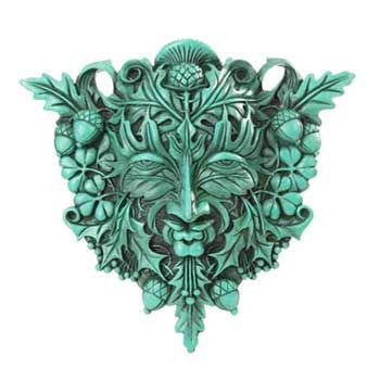 Celtic Green Man Wall Plaque