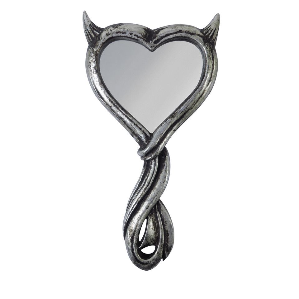 Devil&#39;s Heart Hand Mirror