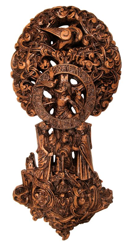 Norse Pantheon World Tree Plaque by Dryad Design Yggdrasil Tree of Life Plaque Artwork