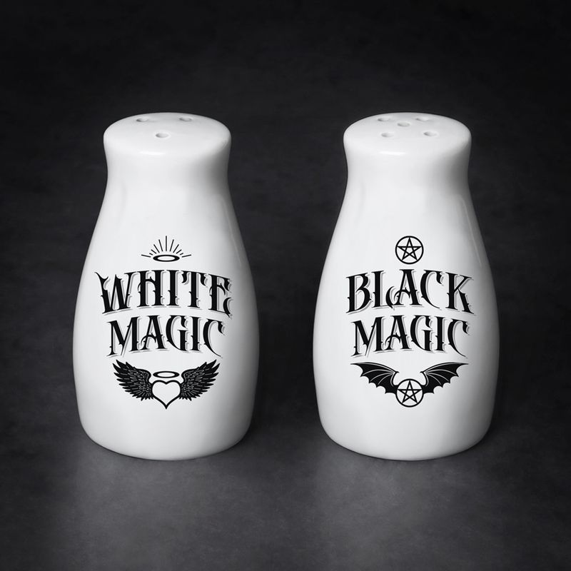 White Magic / Black Magic Salt &amp; Pepper Set