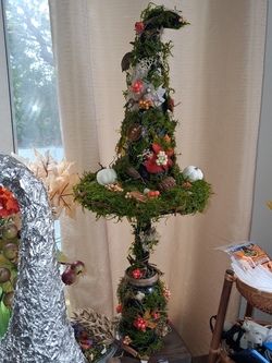 Forest Witch Hat Topiary ~ Large