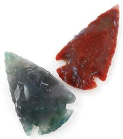 Arrowhead 1"- 2 1/4" Stone Set of 2