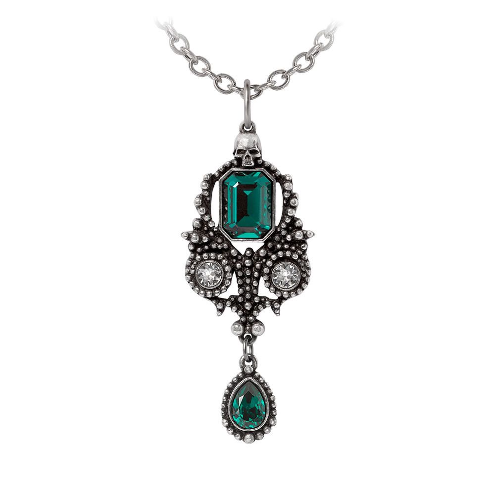 Lost Jewels of Paris Pendant with Green Crystal