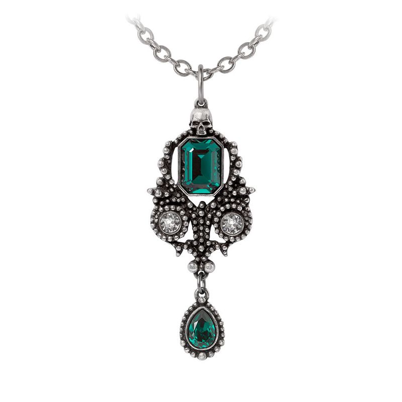 Lost Jewels of Paris Pendant with Green Crystal