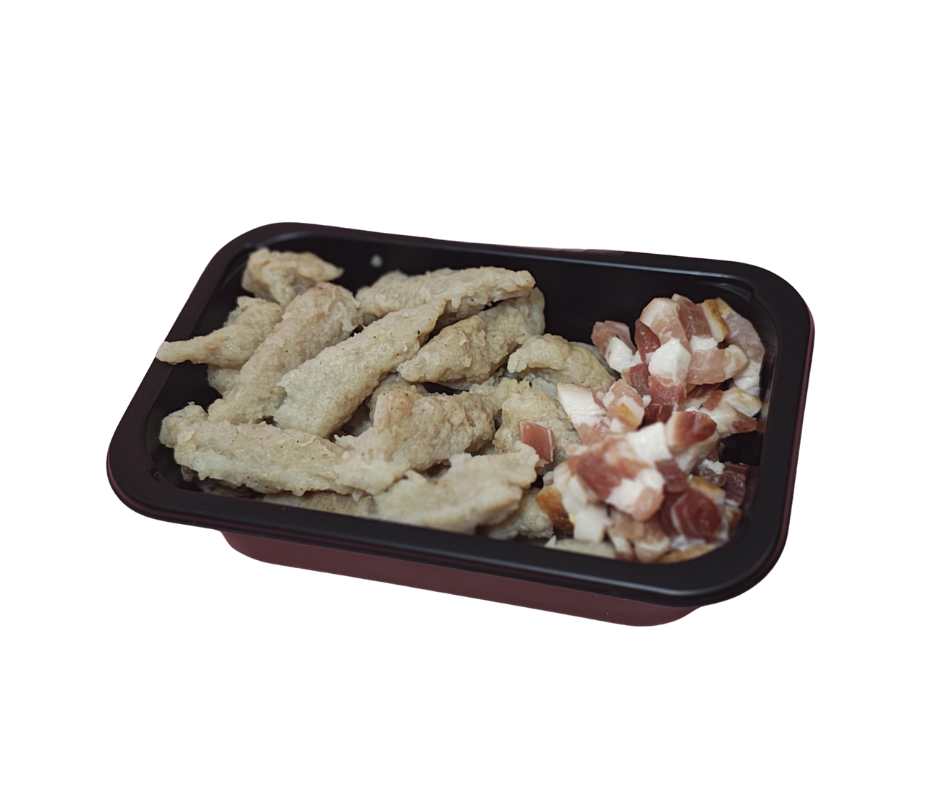 szare kluski z boczkiem 300g