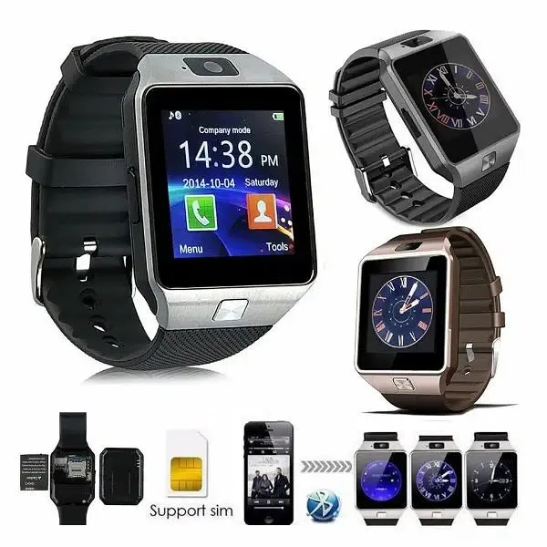 Dz09 Bluetooth Smartwatch, touchscreen with Sim card Slot