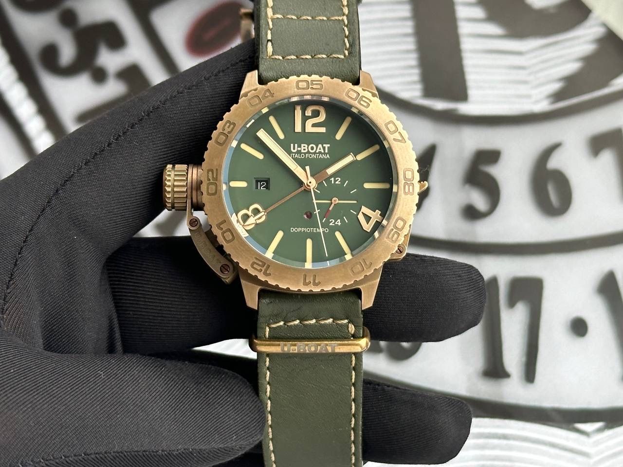 U-Boat Doppiotempo Bronzo Green
