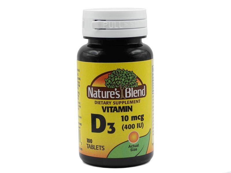Nature&#39;s Blend Vitamin D 400 IU 100 Tablets
