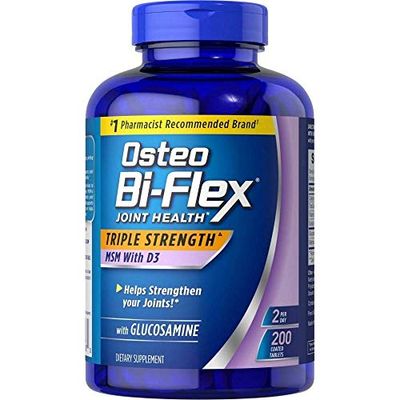 Osteo Bi Osteo Bi Flex Supplement Glucosmine 1500 Mg Vitamin D 1000IU (200Count), 200Count 1 Pack
