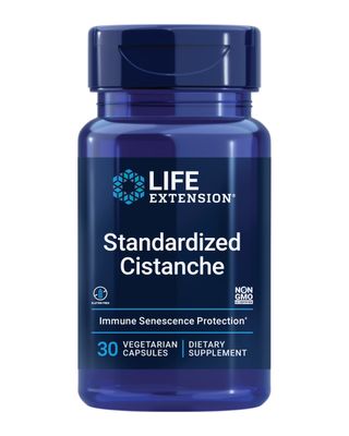 Life Extension Standardized Cistanche, C. tubulosa, Vitamin C, Immune Support, Blood Pressure Support, Cardiovascular Health, Healthy Aging, Gluten Free, Non-GMO, Vegetarian, 30 Capsules