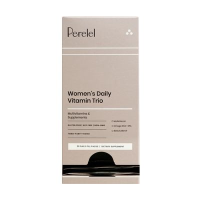 Perelel Women&#39;s Daily Vitamin Trio - Women&#39;s Vitamins and Supplements for Immune Support, Mood, Reproductive + Brain Health* - Soy, Dairy and Gluten Free Non-GMO Formula (30 Daily Pill Packs)