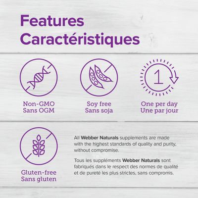 Webber Naturals No Flush Niacin Vitamin B3 Capsule, 500mg 90 Count
