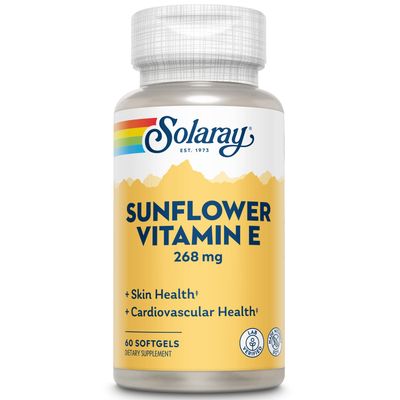 Solaray Super Bio E Sunflower, Softgel (Btl-Plastic) 400IU | 60ct