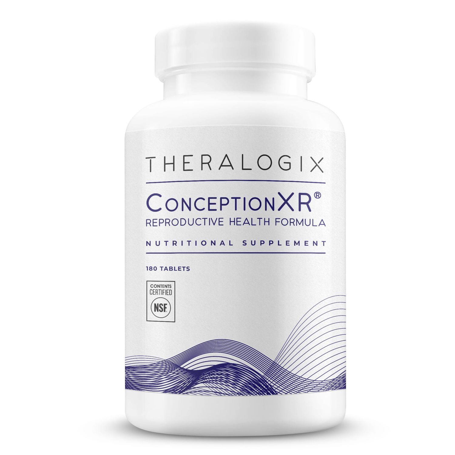 Theralogix ConceptionXR Reproductive Health For Men, Men&#39;s Preconception Vitamins for Fertility Support, Male Fertility Supplements for Sperm Health, NSF Certified - 180 Tabs (90-Day Supply), Unflavor