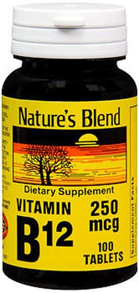 Nature&#39;s Blend NAT B Vitamin B12 TB, 100 Count