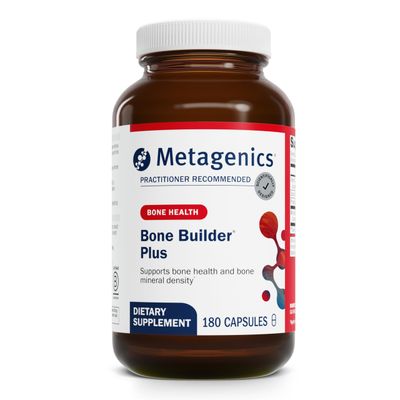 Metagenics Bone Builder Plus - MCHC Supplement - High-Absorption - 2000 IU Vitamin D - with Calcium &amp; Phosphorus - Non-GMO &amp; Gluten-Free - 180 Capsules