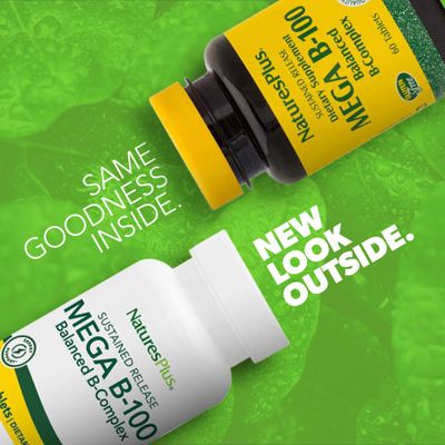 Nature's Plus Mega B-100-60 Tablets