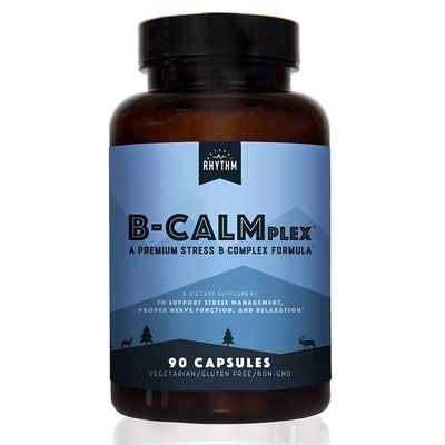 Natural Rhythm B-CALMplex, Unique B Vitamin Blend, B Complex Supports Proper Nerve Function, 3 Month Supply, 90 Capsules
