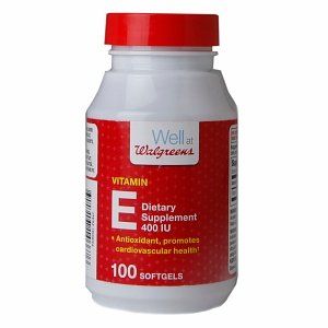 Walgreens Vitamin E 400 IU Dietary Supplement Softgels 100 e