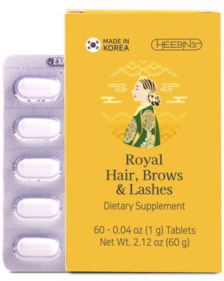 Heebin&#39;s Hair Growth Supplements with Biotin 4000 mcg, DHT Blocker and Collagen, for Hair Loss, Thinning and Regrowth, 60 Tablets, 2 Month Supply