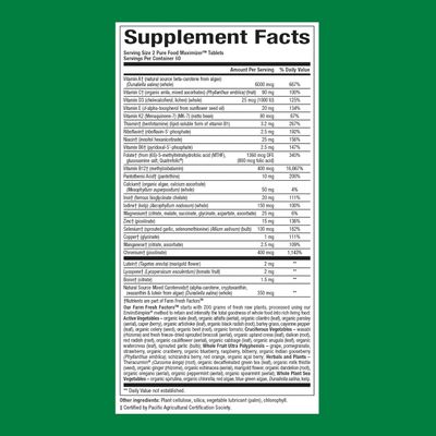 Natural Factors Whole Earth &amp; Sea Women's Multivitamin &amp; Mineral, Whole Food Supplement, Vegan, 120 Tablets