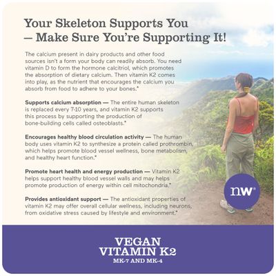 NatureWise Vitamin K2 MK-7 100mcg and MK-4 500mcg - Enhanced Bioavailability Formula - K2 Vitamin Supplement for Bone Health + Heart Health - Vegan, Gluten Free, Non-GMO - 90 Softgels[3-Month Supply]