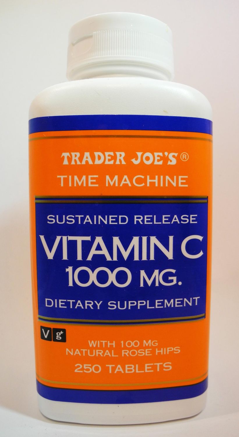 Trader Joe&#39;s Sustained Release Vitamin C 1000MG Dietary Supplement