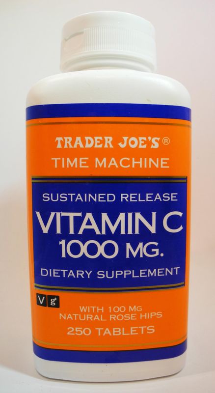 Trader Joe's Sustained Release Vitamin C 1000MG Dietary Supplement
