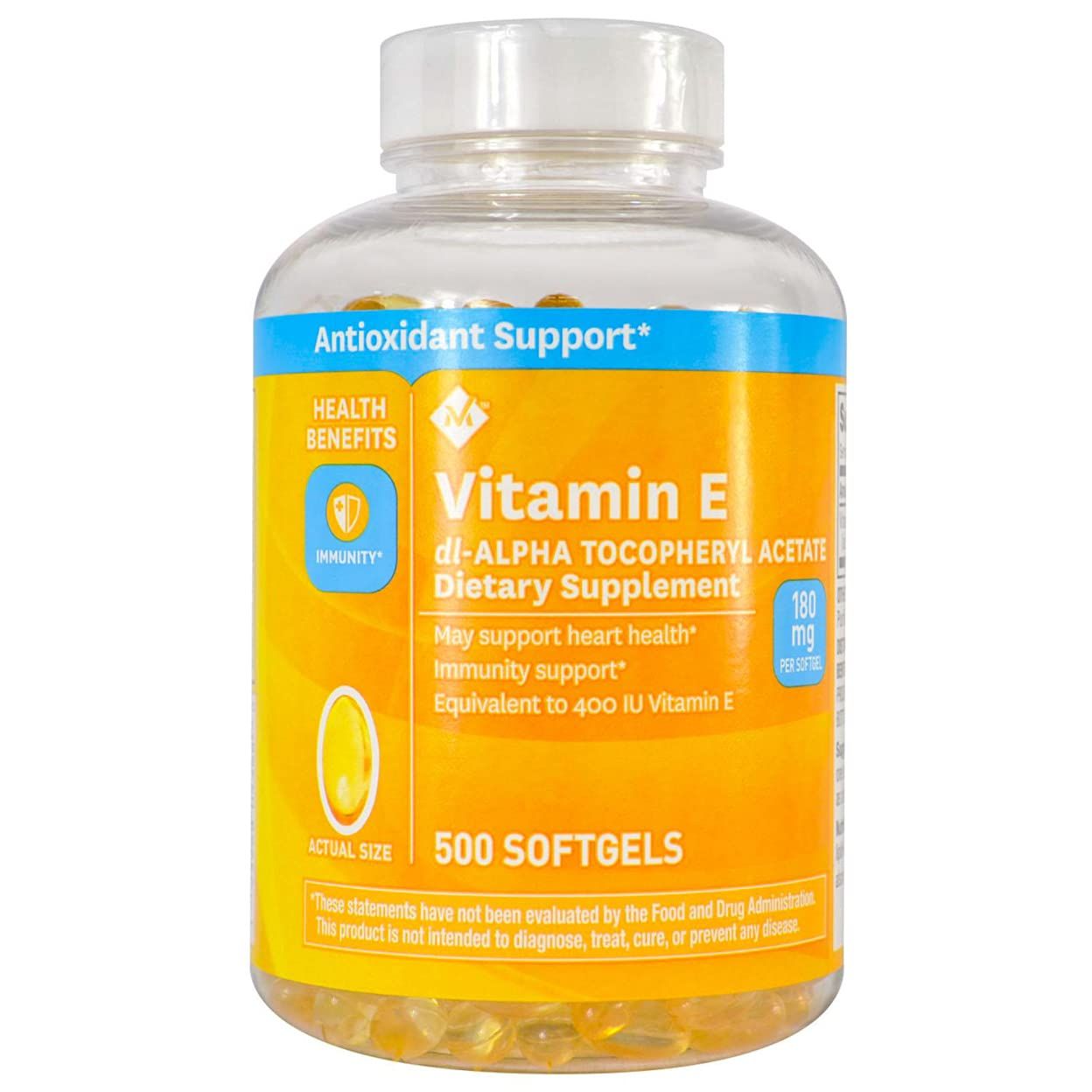 Members Mark Vitamin E 180mg, 500 Count