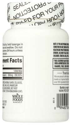 Whole Foods Market, Methyl B-12 5000Mcg Cherry, 60 Lozenges