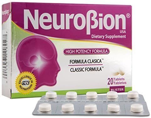 Neurobion Classic 20 Tablets Vitamin B Energy Booster - Formula Clasica